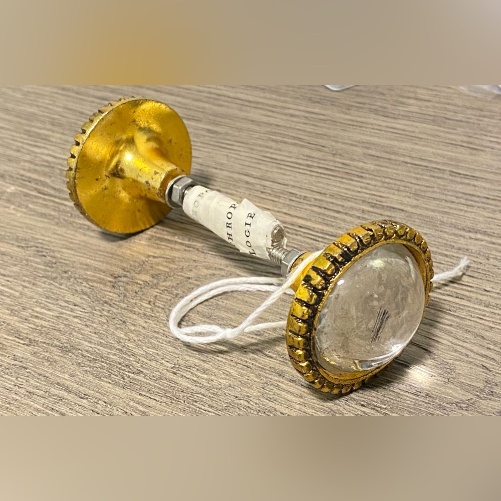 Anthropologie • Mirrored & Gold Knobs - Picture 1 of 2